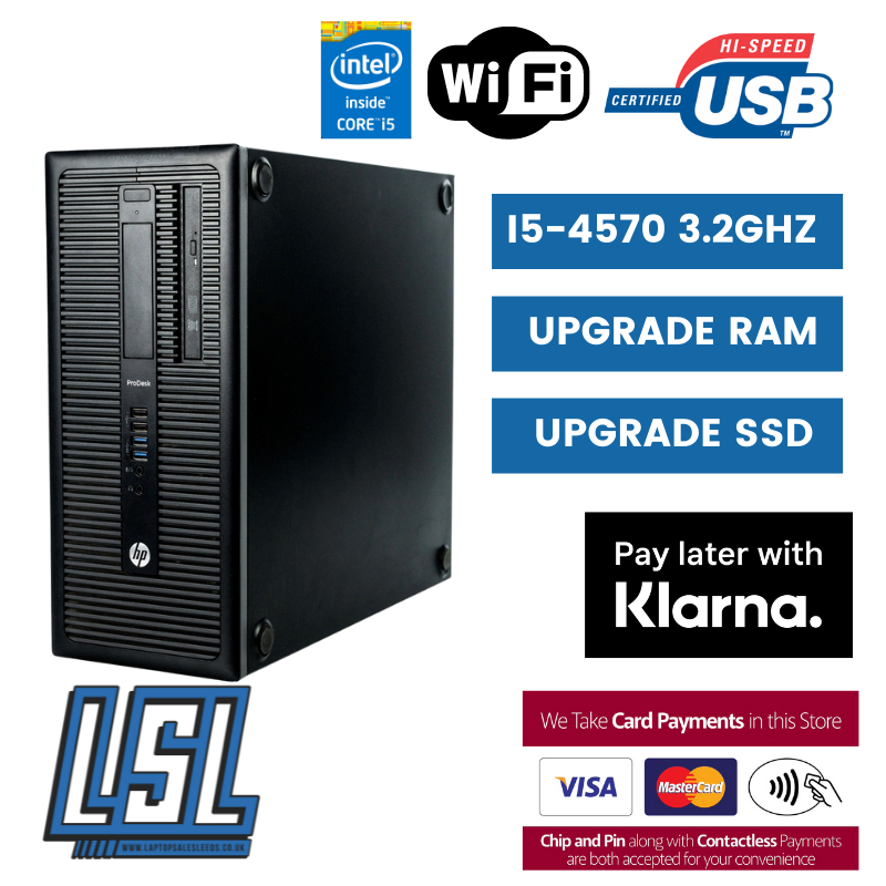 HP ProDesk 600 G1 | i5 4590 | 8GB RAM | 128GB SSD | WINDOWS 10 PRO